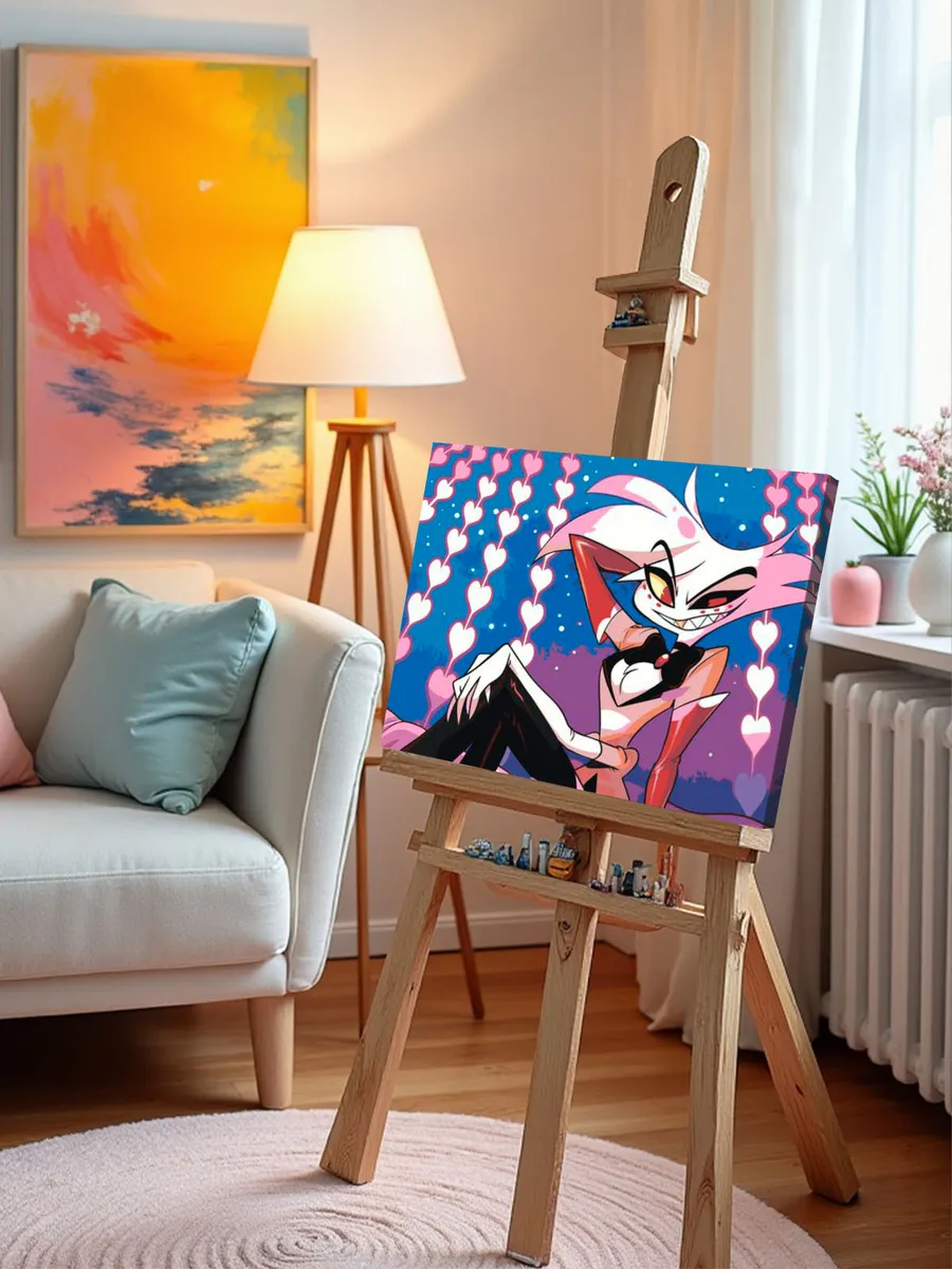 Картина по номерам «Отель Хазбин (Харбин): Энджел Даст» — картинка 10