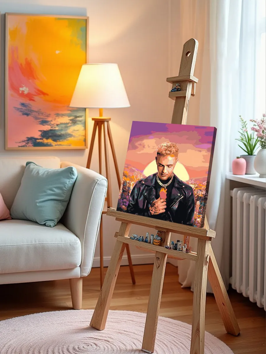 Картина по номерам «Егор Крид: Ты не смогла простить 40x40» — картинка 9