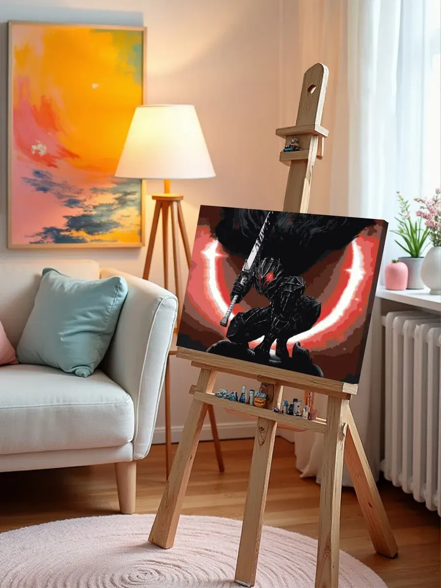 Картина по номерам «Берсерк Berserk манга аниме: Гатс броня» — картинка 10