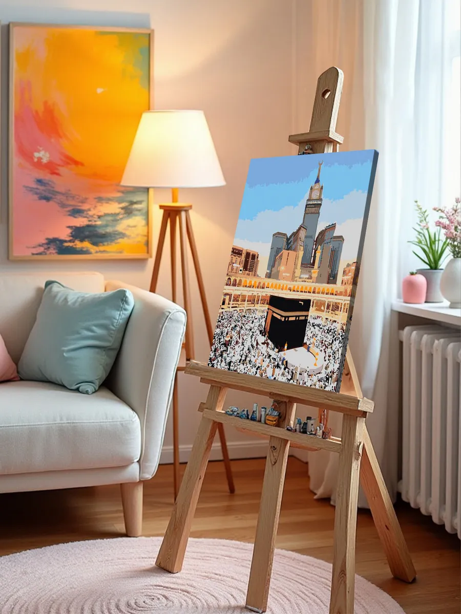 Картина по номерам «Религия, мусульманская: Кааба, Мекка» — картинка 10