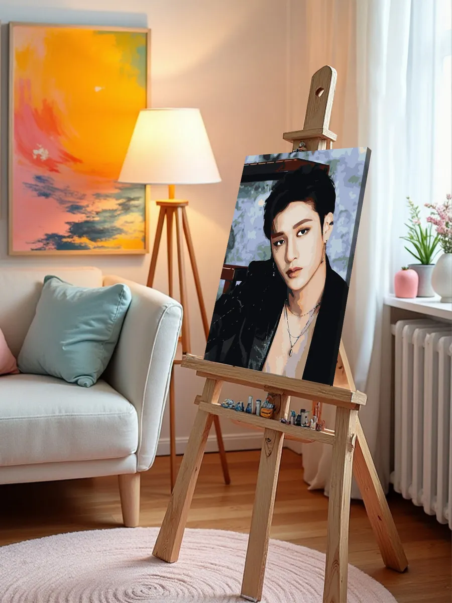 Картина по номерам «Stray Kids Стрей Кидс KPOP кпоп: Бан Чан» — картинка 10