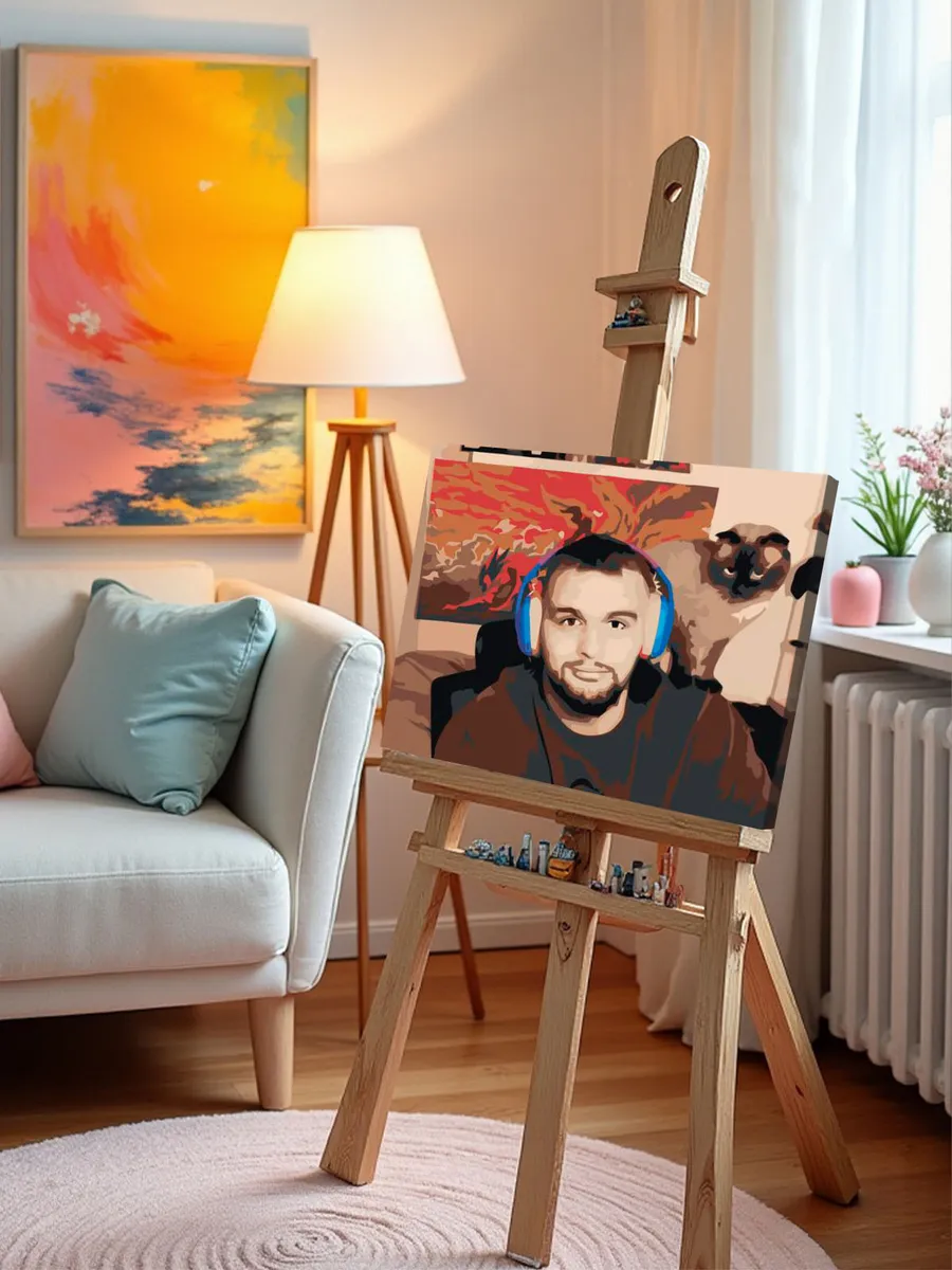 Картина по номерам «Твич стримеры Хазяева: Данила Горилла» — картинка 9