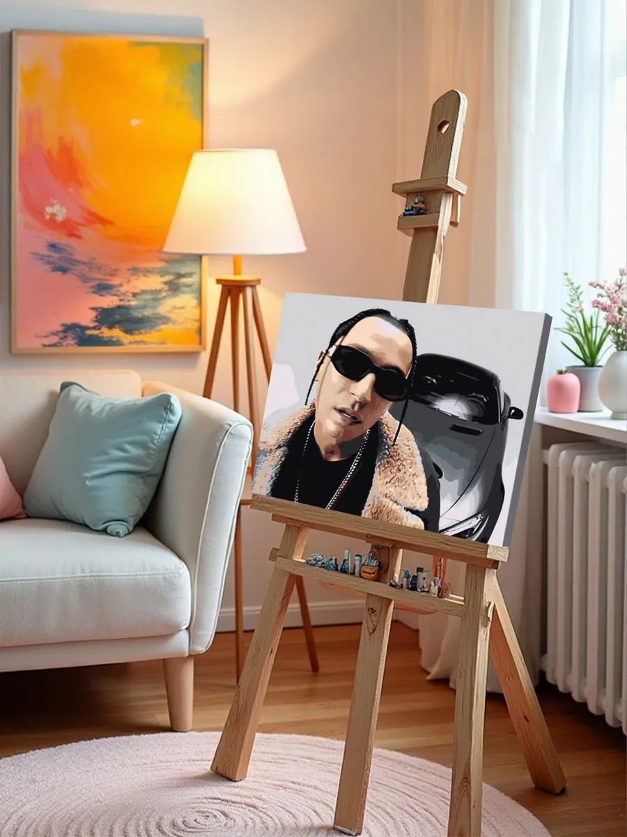 Картина по номерам «Рэпер Яникс Yanix: Вне зоны клип 40x50» — картинка 9