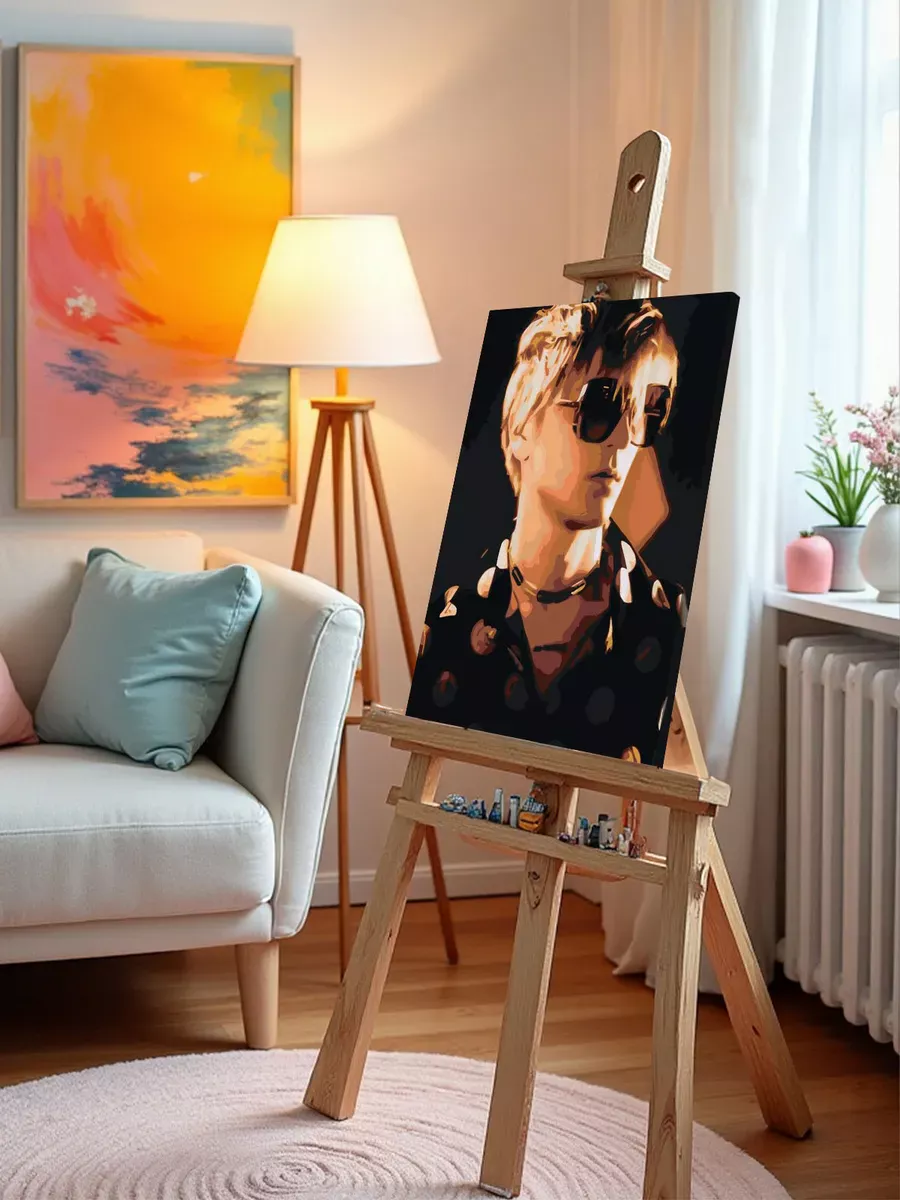 Картина по номерам «Рэпер Платина Platina: Роберт портрет» — картинка 10