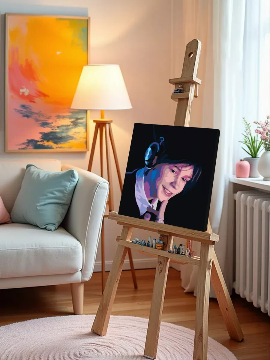 Картина по номерам «Стример и блогер Ваня Дипинс Deepins» — картинка 9