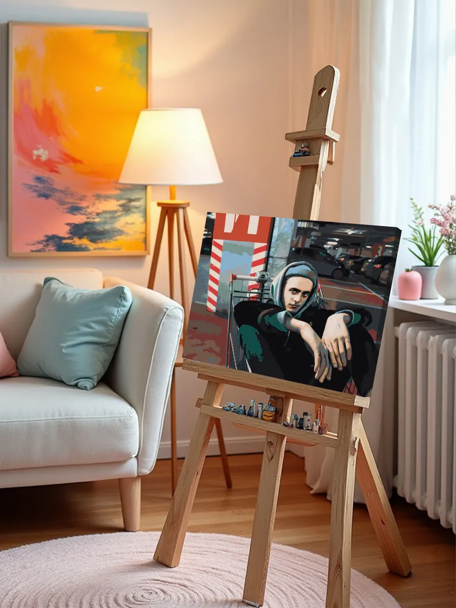 Картина по номерам «Пошлая Молли: Кирилл Бледный, клип» — картинка 9