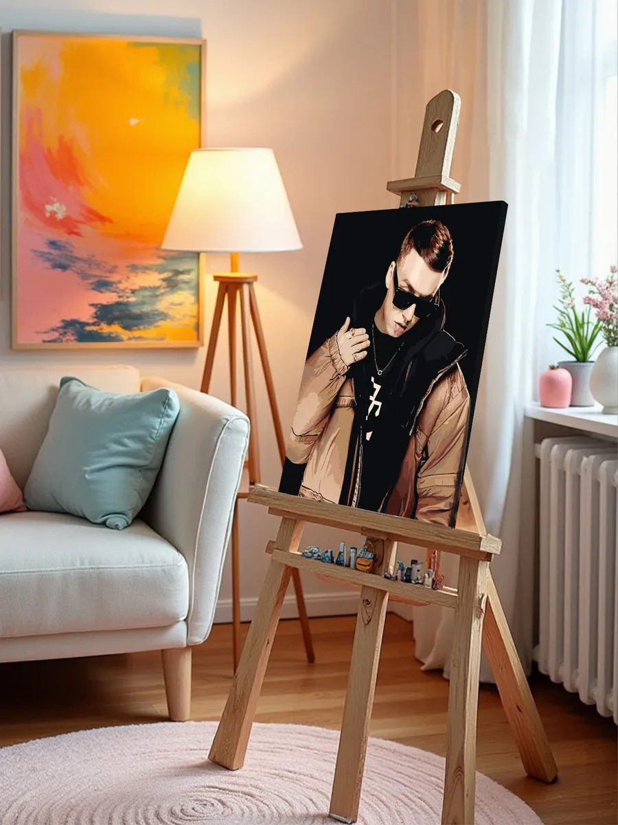 Картина по номерам «Рэпер Маркул Markul: портрет в очках» — картинка 10