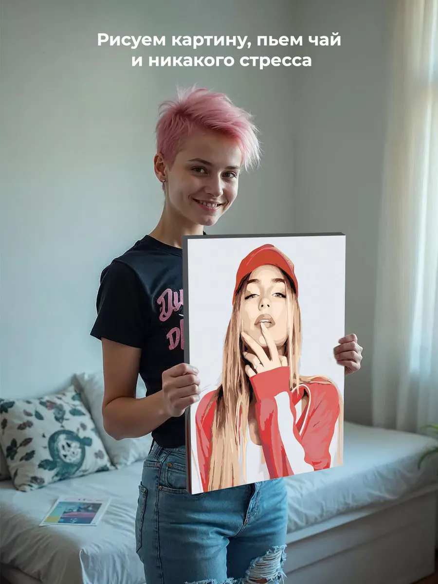 Картина по номерам «Певица Мари Краймбрери: портрет 40x50» — картинка 7