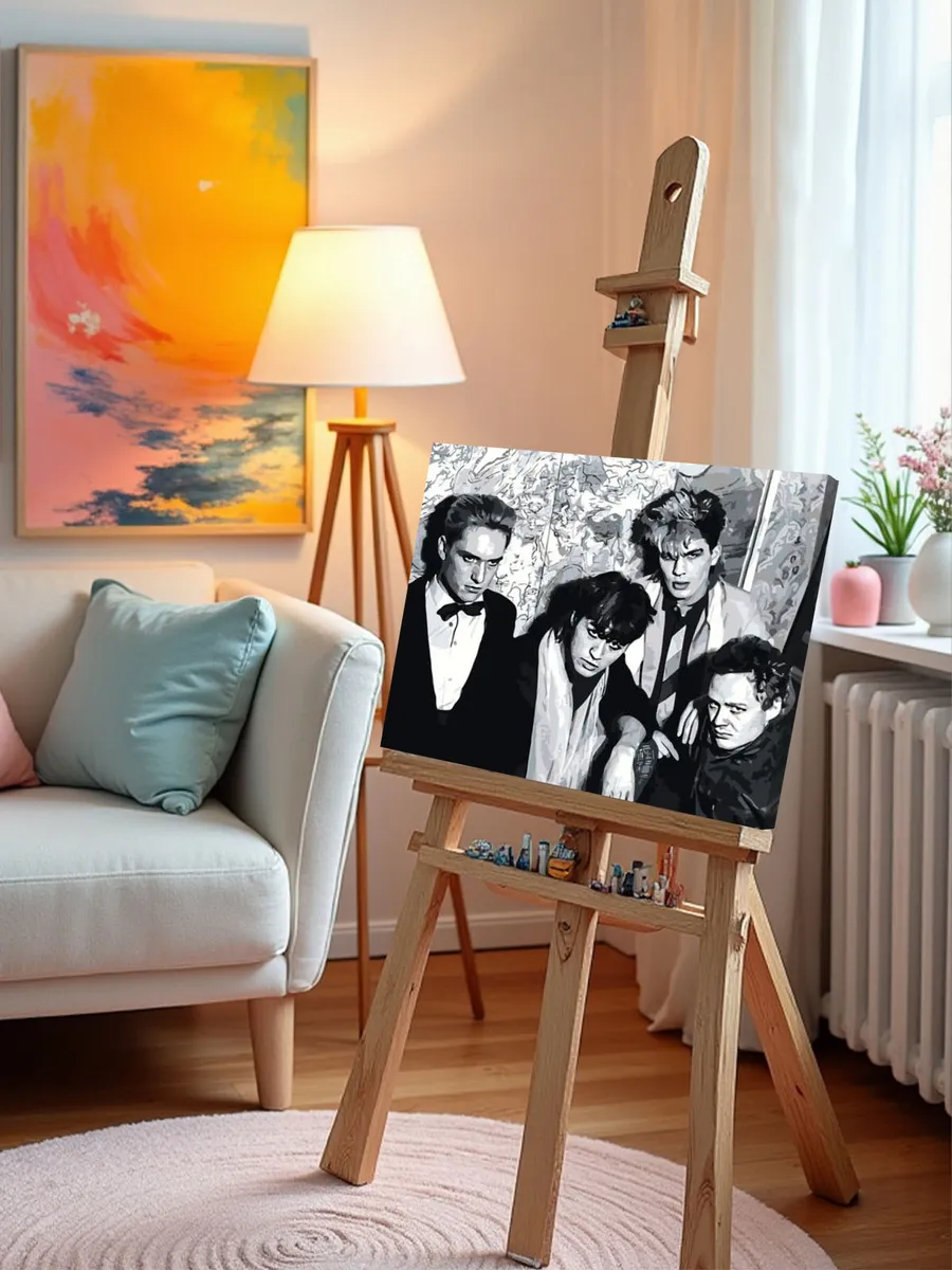 Картина по номерам «Группа Кино: Виктор Цой и музыканты 40x50» — картинка 10