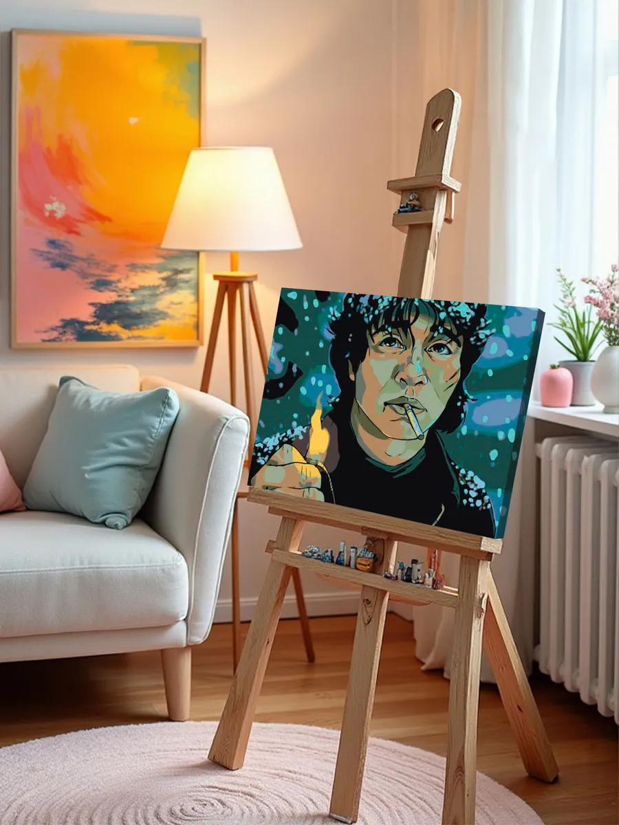 Картина по номерам «Группа Кино: Виктор Цой арт 40x50» — картинка 10