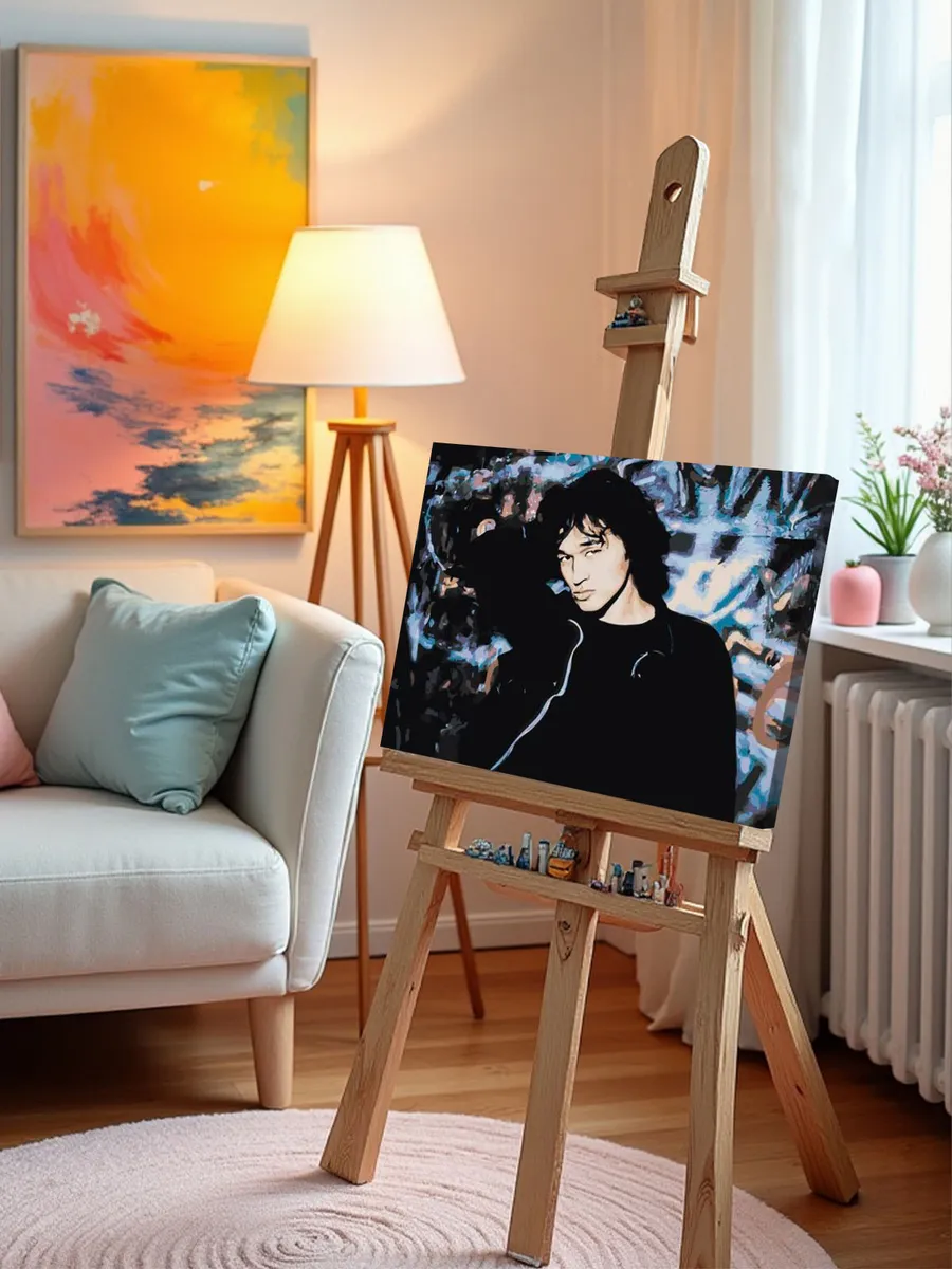 Картина по номерам «Группа Кино: Виктор Цой портрет 40x50» — картинка 10