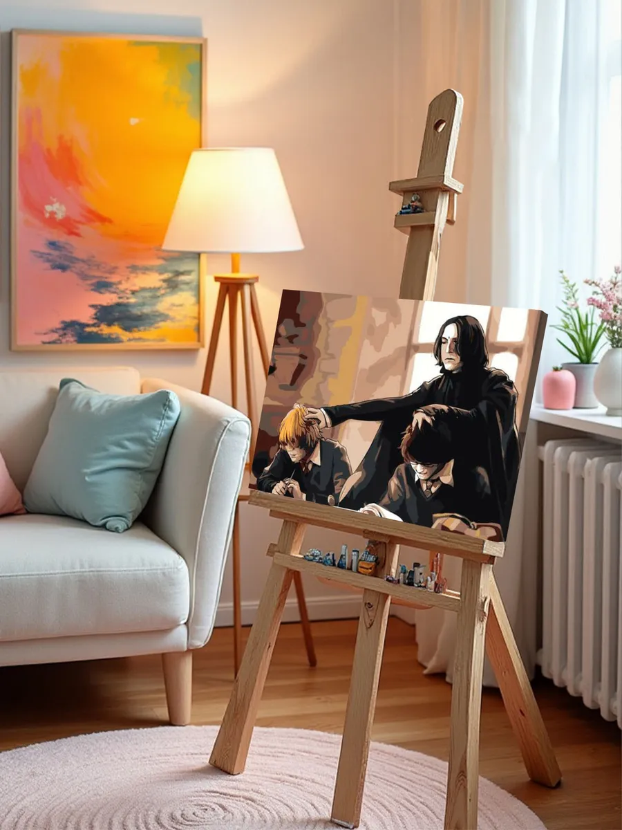 Картина по номерам «Гарри Поттер: Рон и Северус Снегг, Снейп» — картинка 9