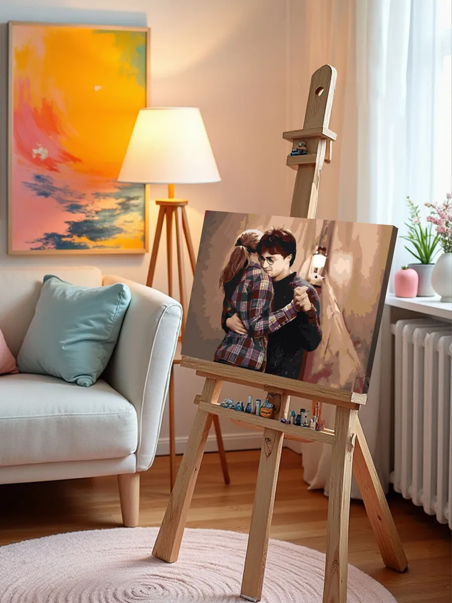 Картина по номерам «Гарри Поттер: танец в палатке, Гермиона» — картинка 9