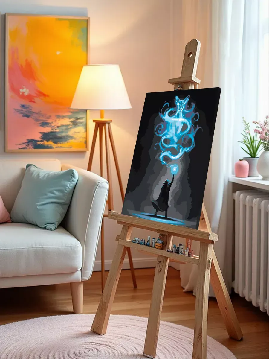 Картина по номерам «Гарри Поттер: Северус Снейп, лань Лили» — картинка 9