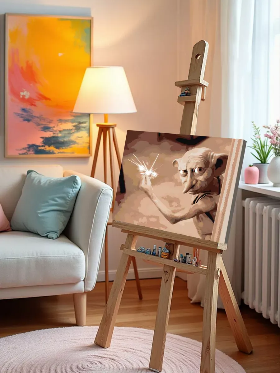 Картина по номерам «Гарри Поттер: домовой эльф Добби 40x50» — картинка 9