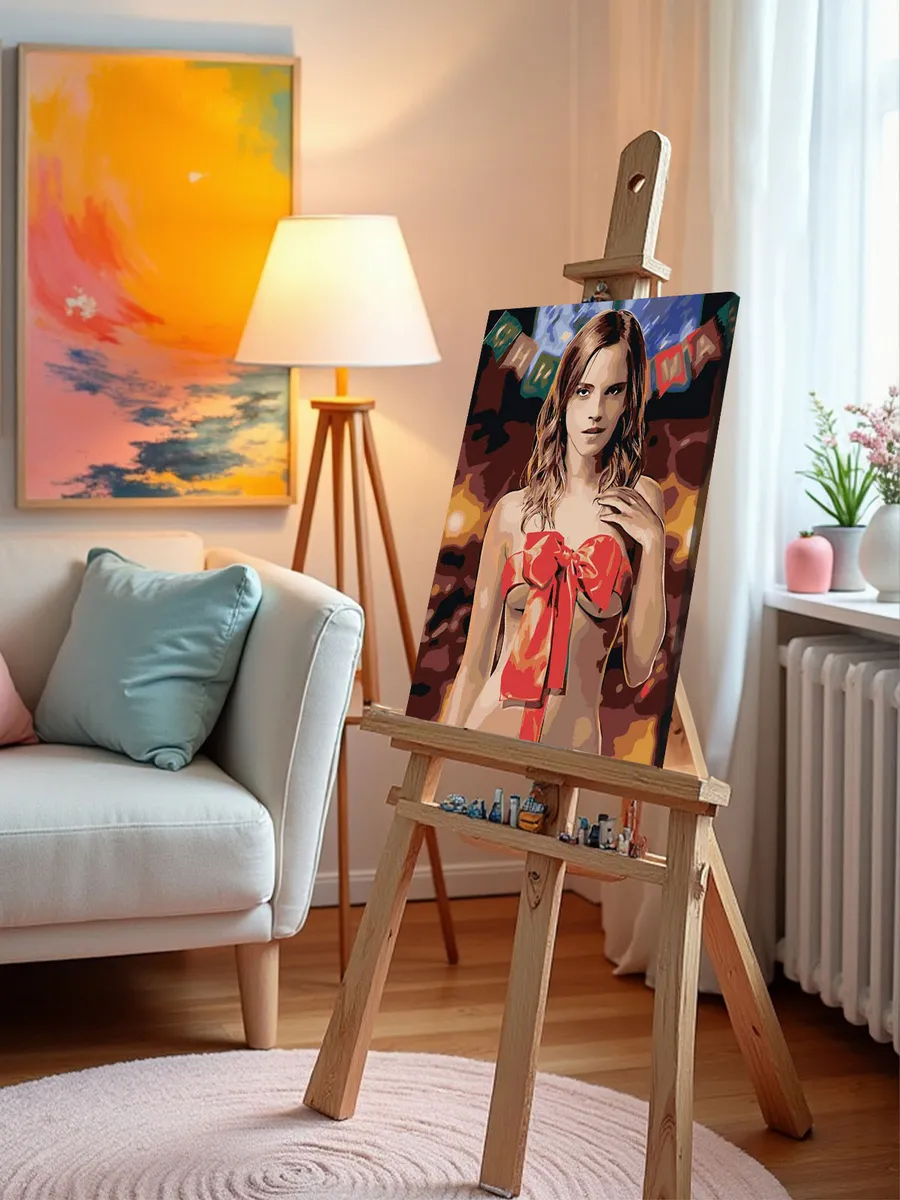 Картина по номерам «Гарри Поттер: Гермиона обнаженная, 18+» — картинка 10