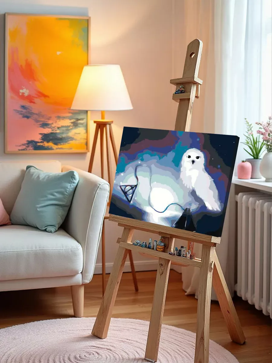 Картина по номерам «Гарри Поттер: Дары смерти и сова Букля» — картинка 10