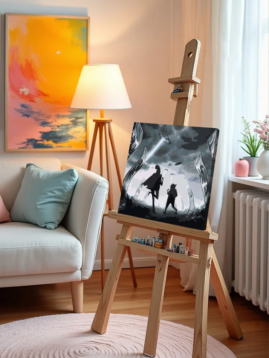 Картина по номерам «Рэпер ЛСП LSP: альбом Tragic City арт» — картинка 10