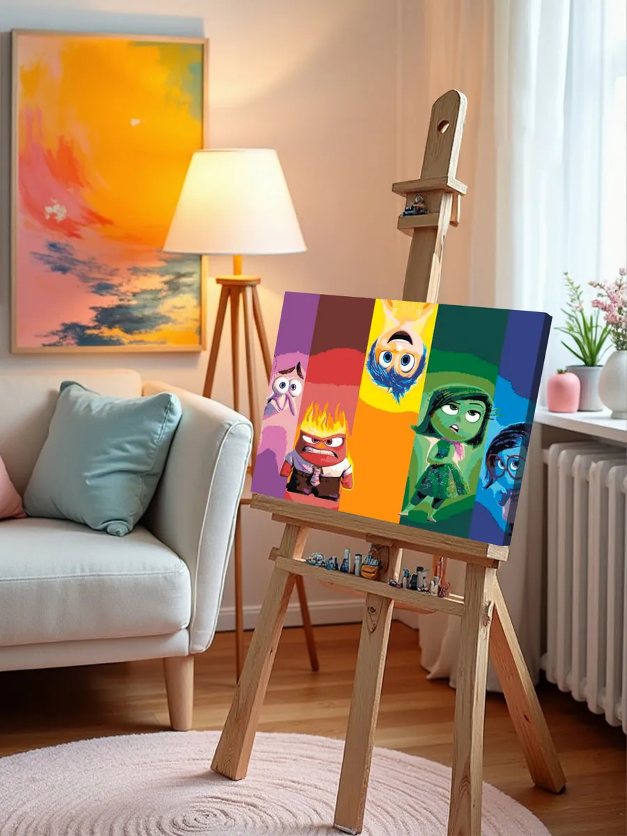 Картина по номерам «Головоломка 2: Герои, мультики 40x50» — картинка 9