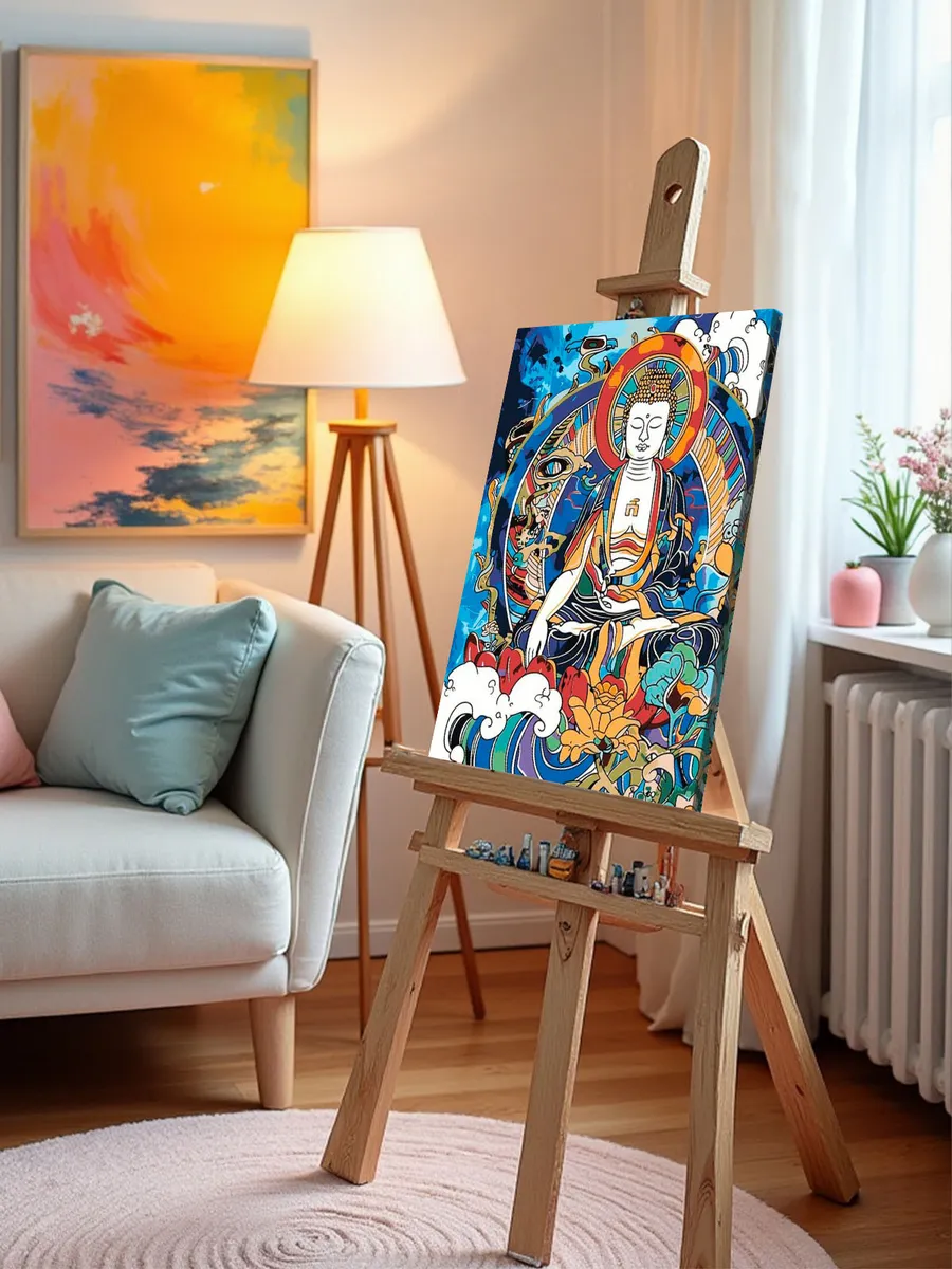 Картина по номерам «Религия, буддийская тематика: Будда арт» — картинка 10