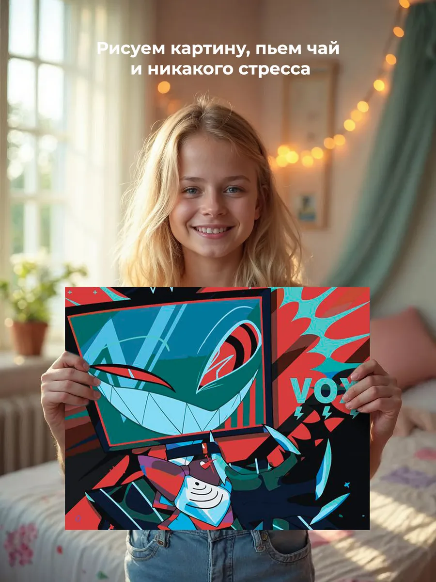 Картина по номерам «Отель Хазбин (Харбин): Вокс Vox 40x50» — картинка 7