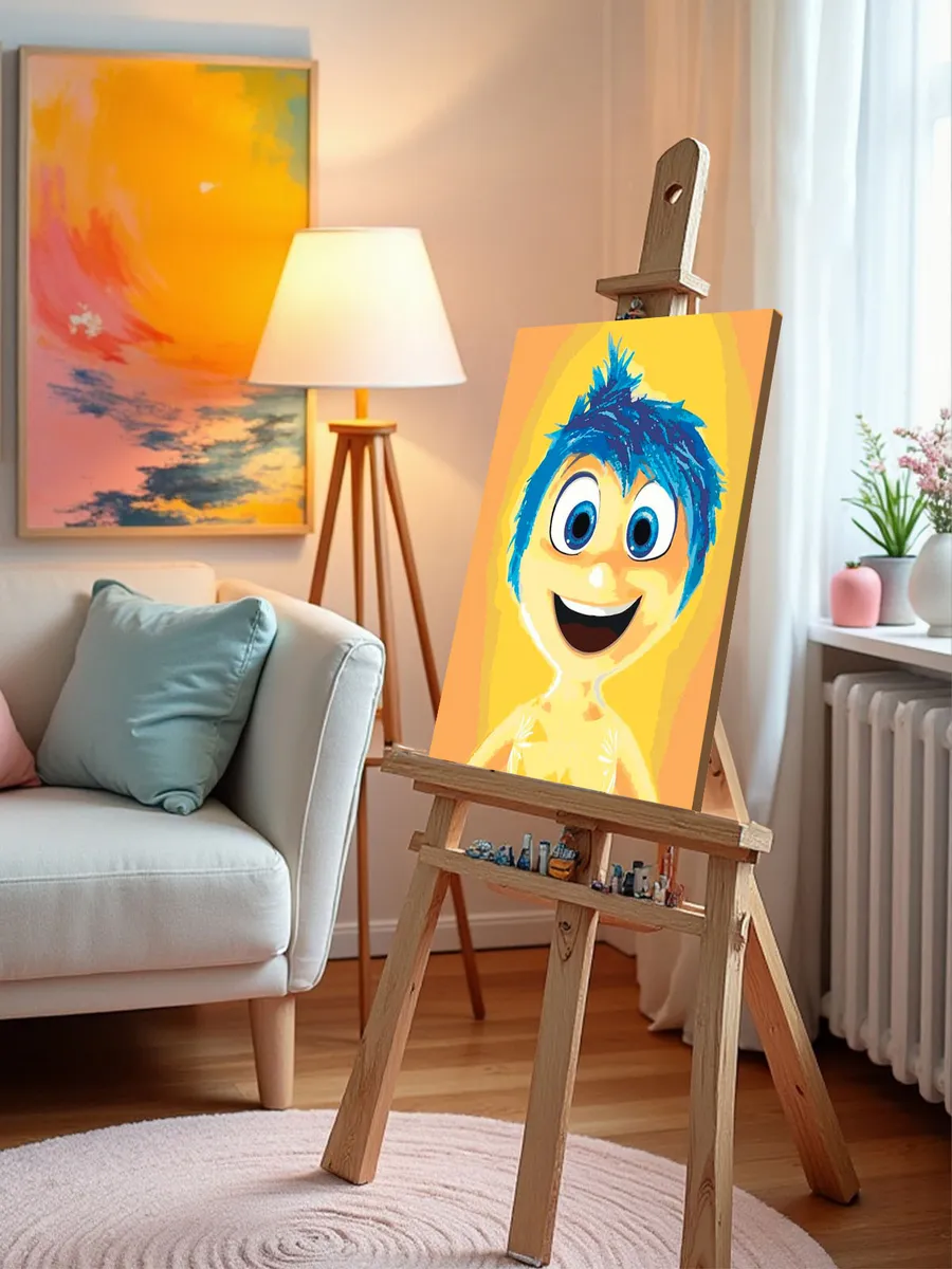 Картина по номерам «Головоломка 2: Радость, мультики 40x50» — картинка 9