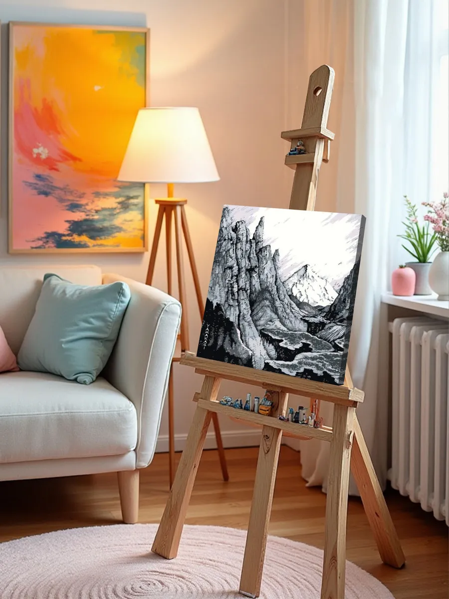 Картина по номерам «Мияги и Энди Панда Miyagi: Горы арт» — картинка 9