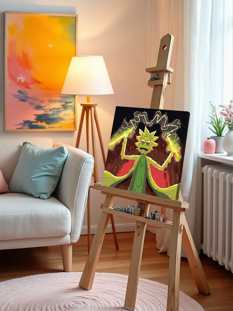 Картина по номерам «Рик и Морти Rick and Morty: Арт 40x40» — картинка 9