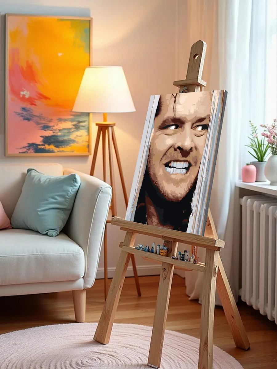 Картина по номерам «Мемы: Джек Николсон, фильм Сияние 40x50» — картинка 10