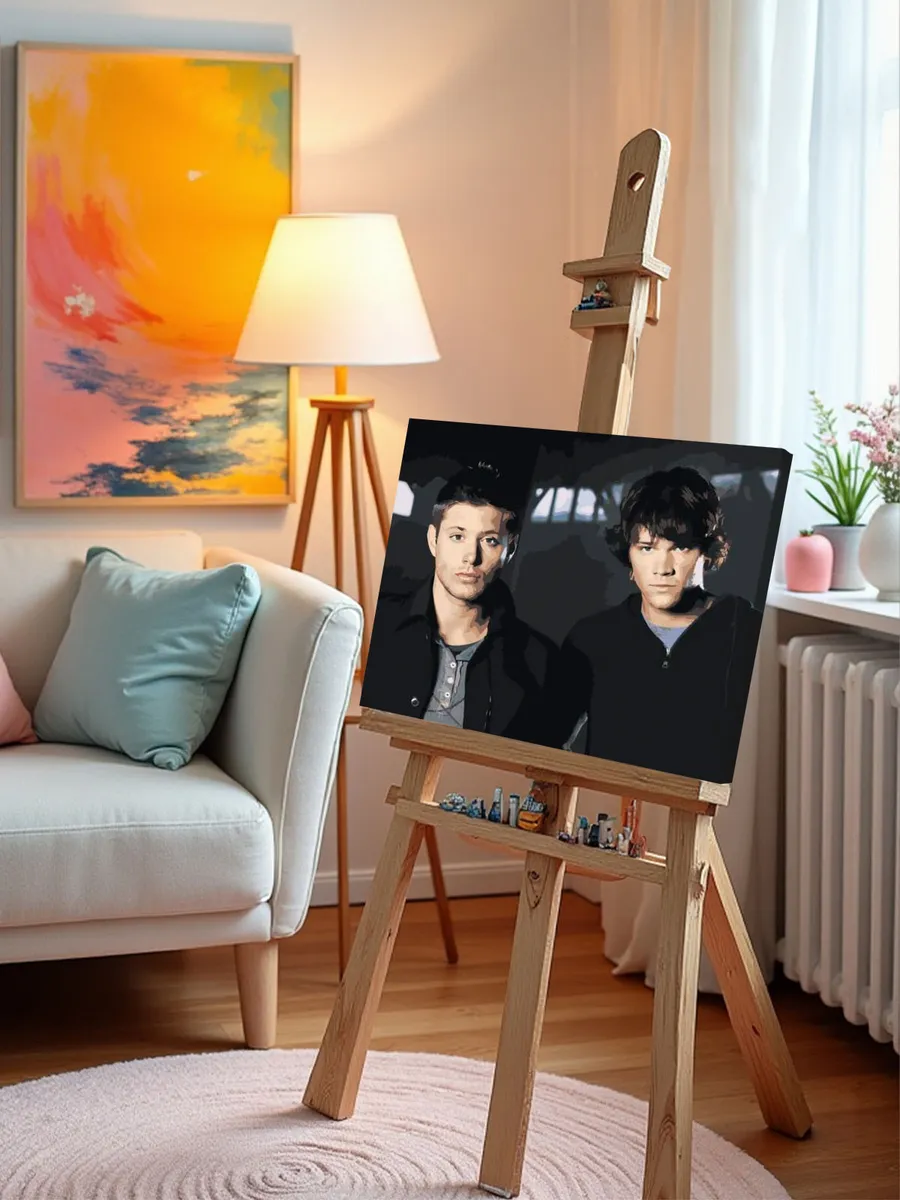 Картина по номерам «Сверхъестественное: Дин и Сэм Винчестеры» — картинка 10