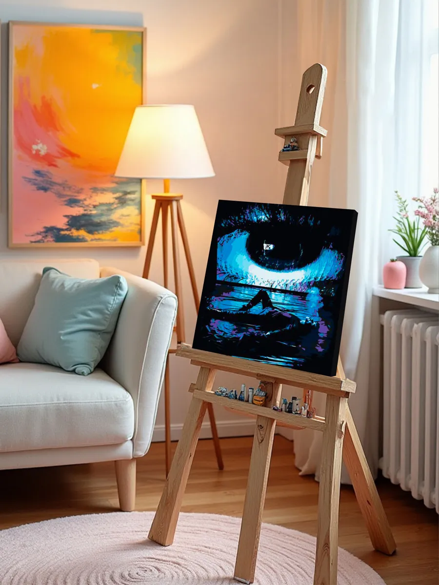 Картина по номерам, светящаяся в темноте «Три дня дождя арт» — картинка 9