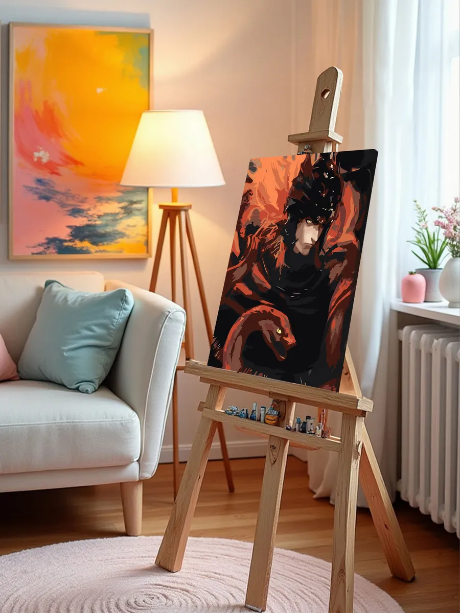 Картина по номерам «Элден Ринг Elden Ring: Мессмер и змея» — картинка 9