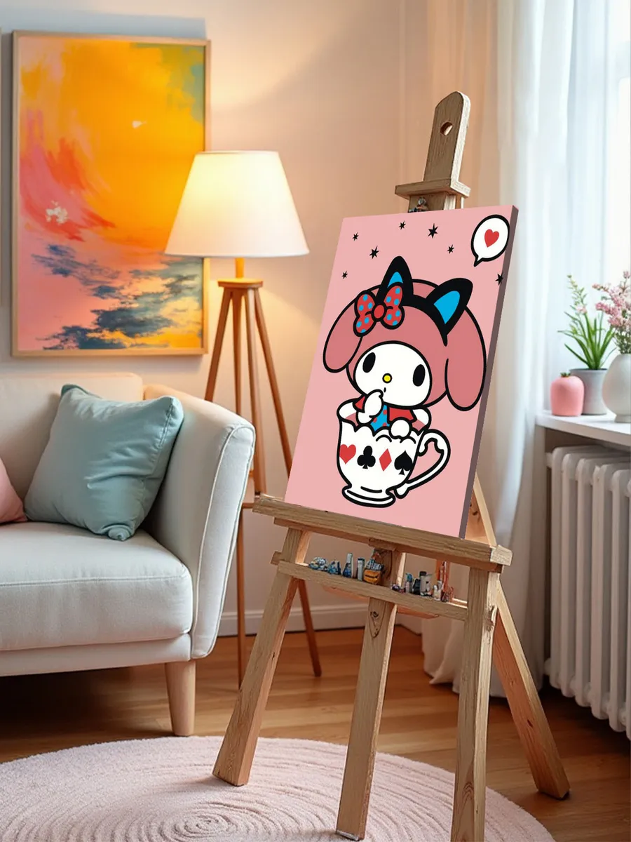 Картина по номерам «Хеллоу Китти Hello Kitty: Мелоди арт» — картинка 9