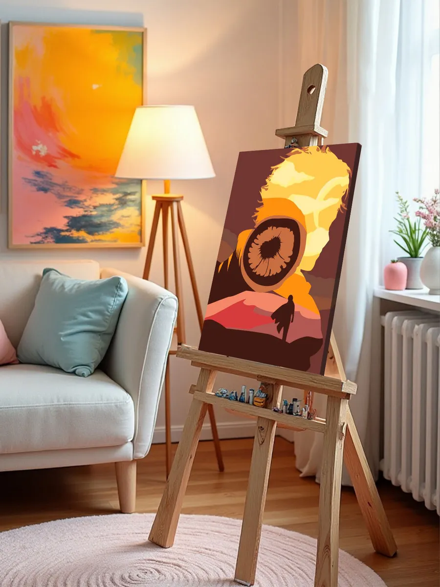 Картина по номерам «Фильм Дюна: постер с песчаным червем» — картинка 9