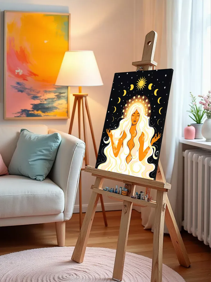 Картина по номерам «Астрология, эзотерика и таро: день и ночь» — картинка 10