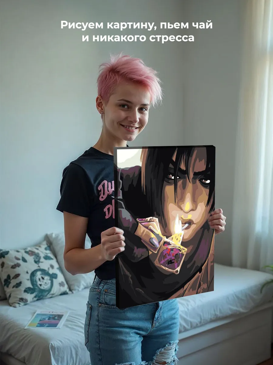 Картина по номерам «Аркейн Лига Легенд лол: Сейвика арт» — картинка 6