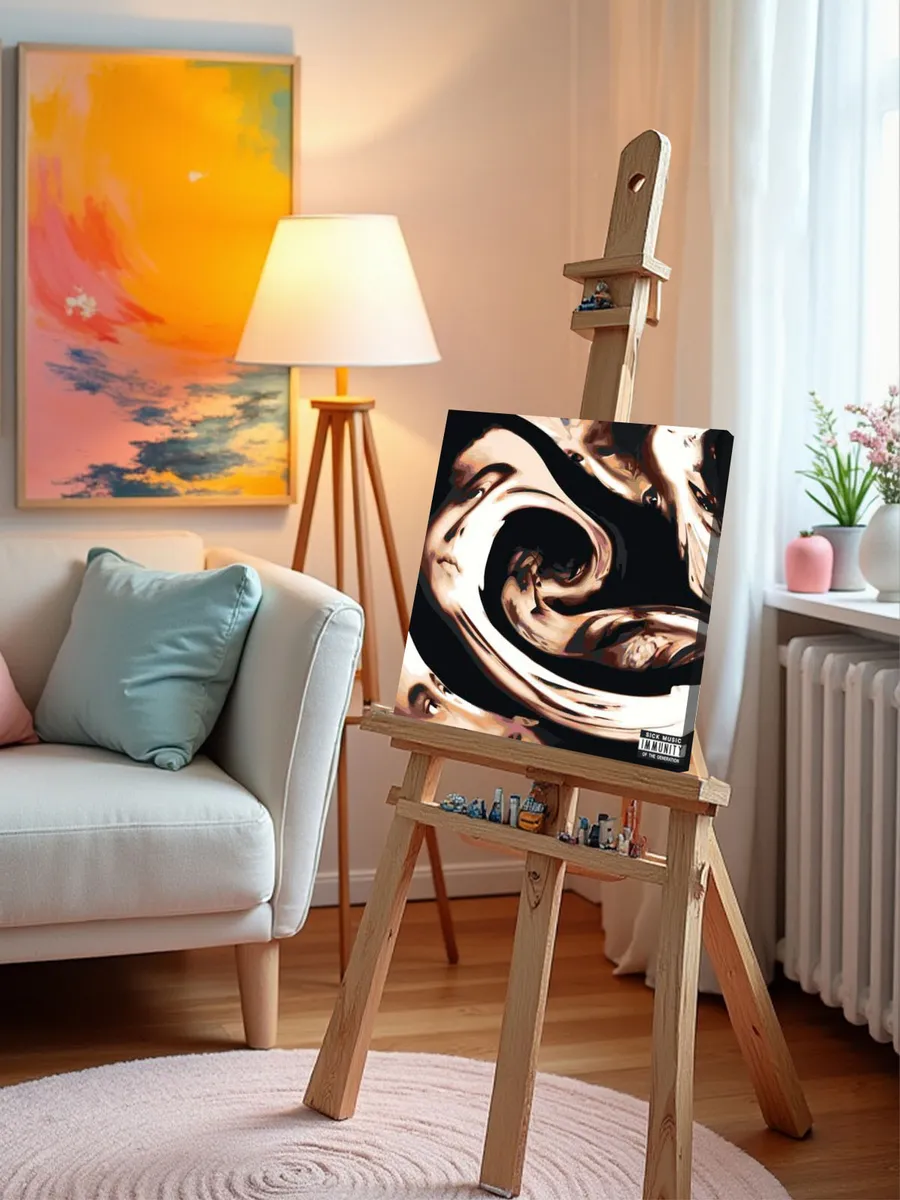 Картина по номерам «Рэпер Кишлак: Стиральная машина, обложка» — картинка 9