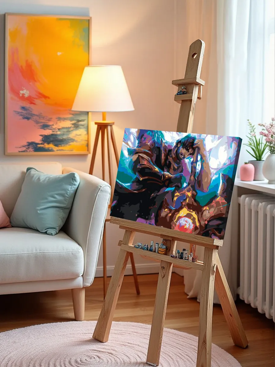 Картина по номерам «Аркейн Лига Легенд лол: Дариус арт» — картинка 9