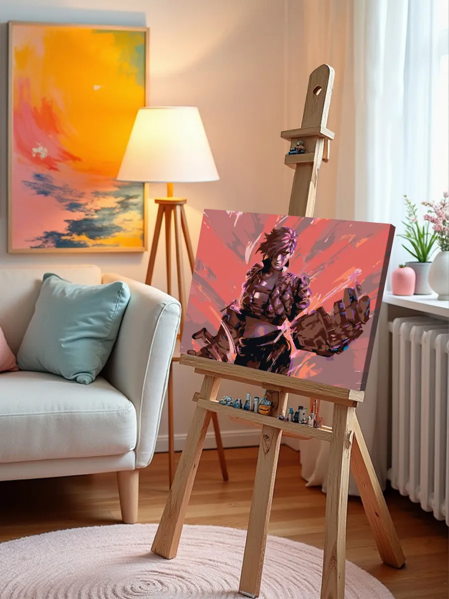 Картина по номерам «Аркейн Лига Легенд лол: Вай арт» — картинка 9