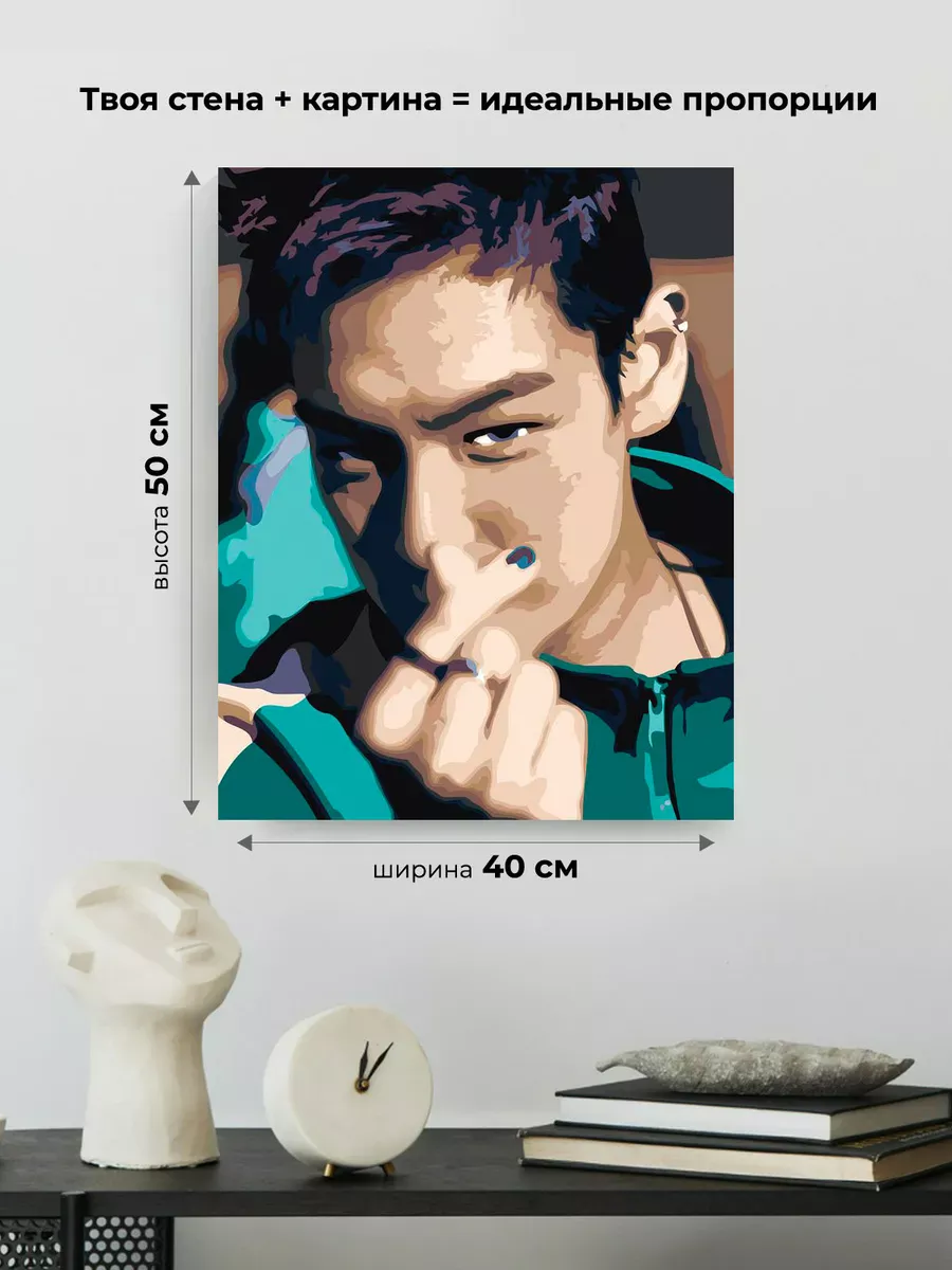 Картина по номерам «Игра в кальмара 2 сезон, корейцы: Танос» — картинка 3