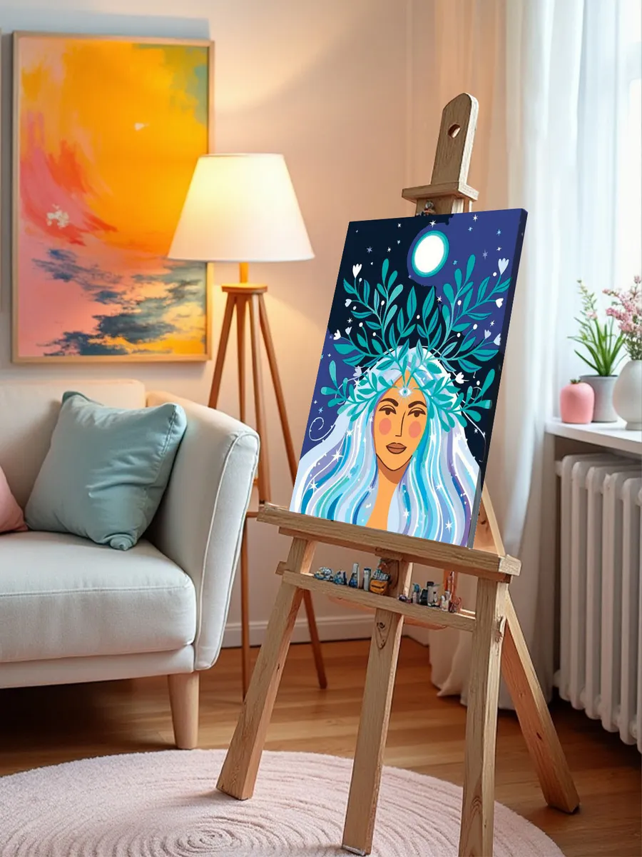 Картина по номерам «Астрология, эзотерика и таро: ночь» — картинка 10