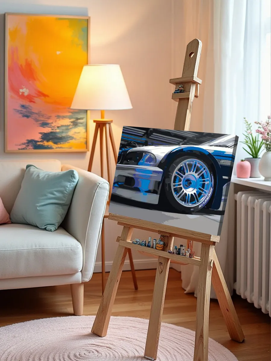 Картина по номерам «Машины: BMW M3 БМВ из Most Wanted» — картинка 10