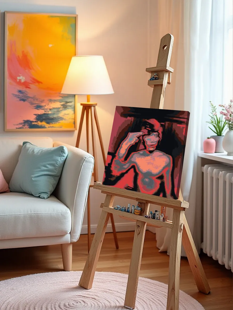 Картина по номерам «OG buda ОГ буда рэпер: Лазерный обложка» — картинка 10