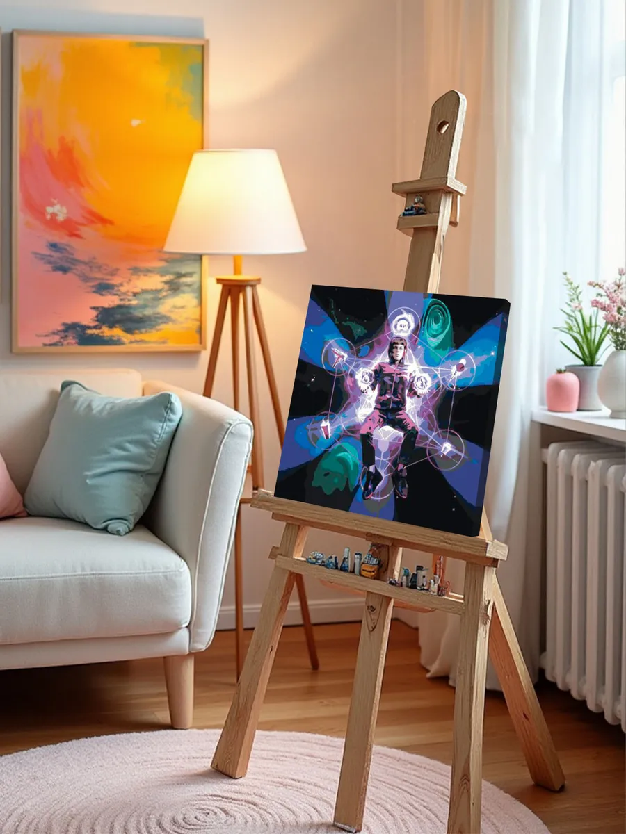 Картина по номерам «Рэпер Toxis Токсис: альбом MIND UP!» — картинка 10