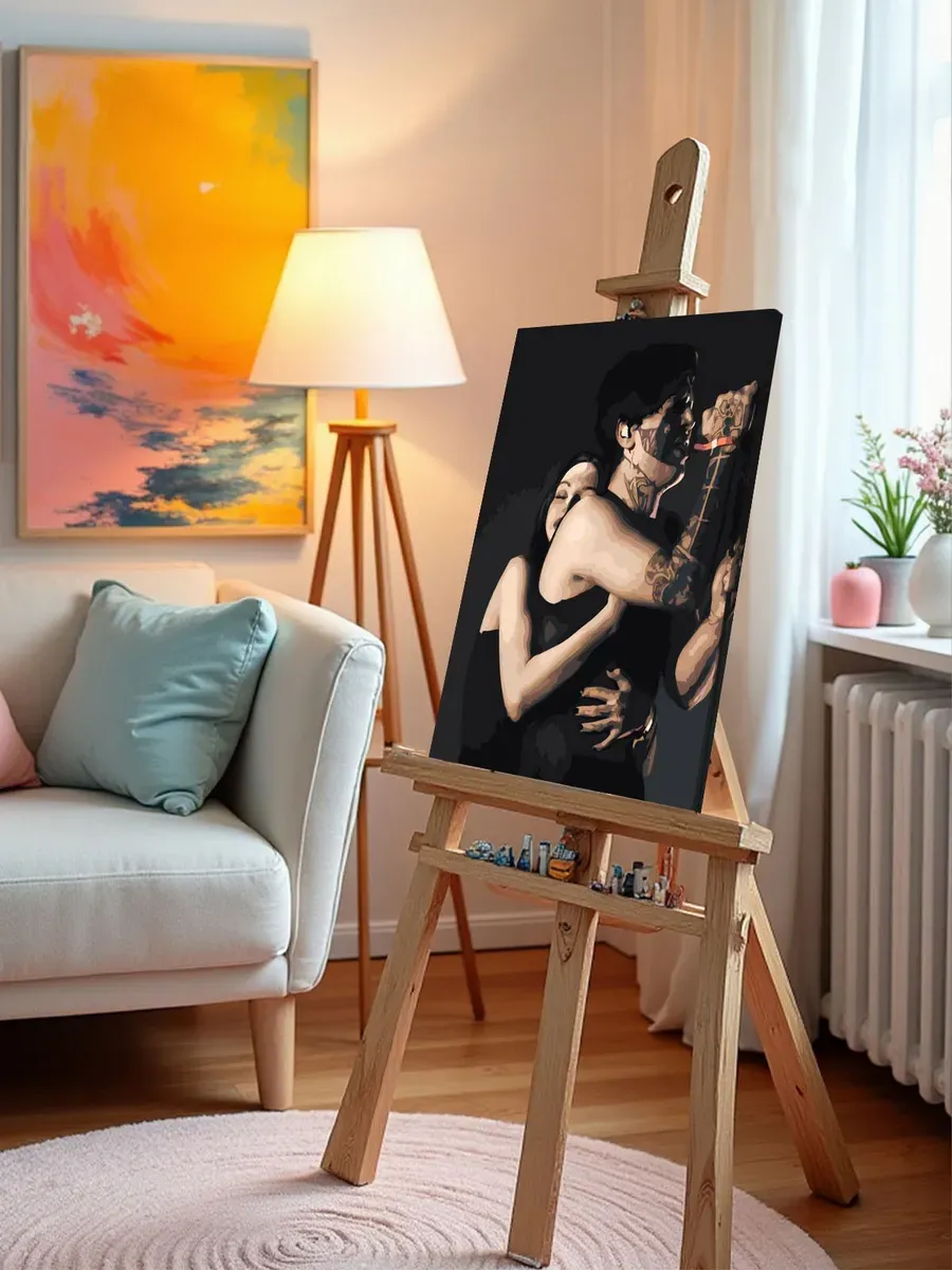 Картина по номерам «Рэпер Кишлак и Саша Razval, концерт» — картинка 9