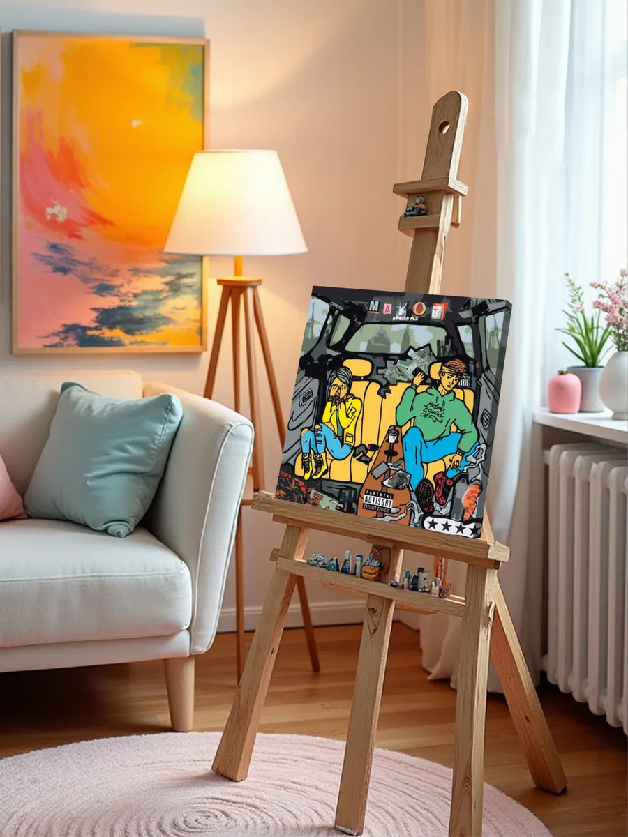 Картина по номерам «Рэпер Mayot Майот Моет: альбом B-polar 2» — картинка 9