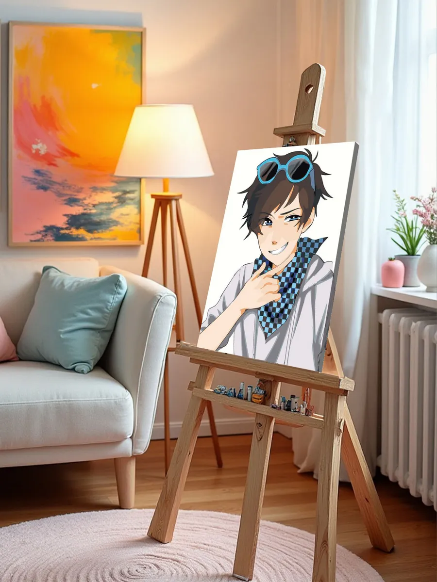 Картина по номерам «Стример Лололошка MrLololoshka арт» — картинка 9