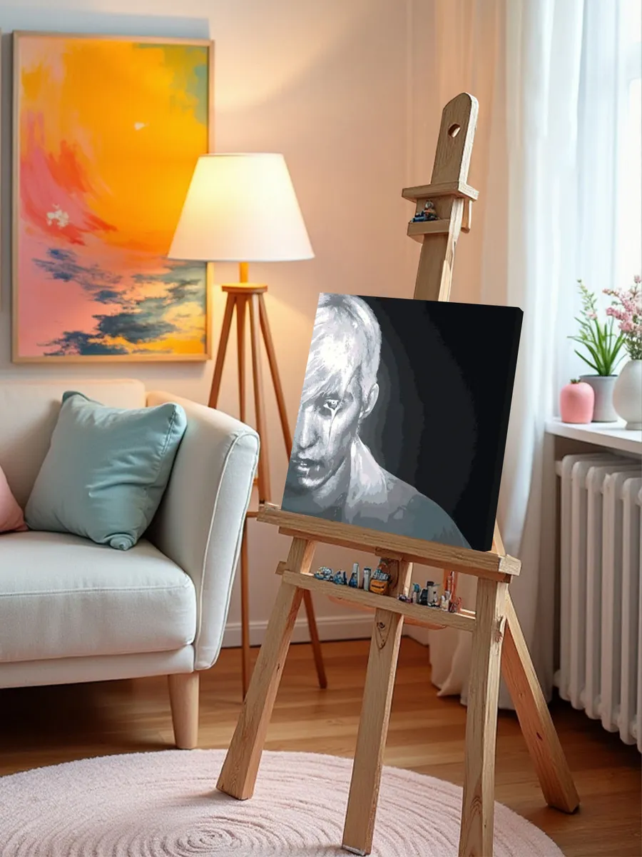 Картина по номерам «Рэпер мазелов mzlff: светлая сторона» — картинка 9