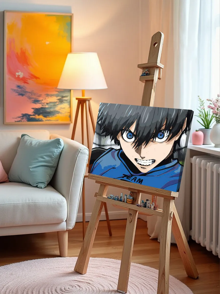 Картина по номерам «Аниме манга Синяя тюрьма Блю Лок, Ёити» — картинка 10