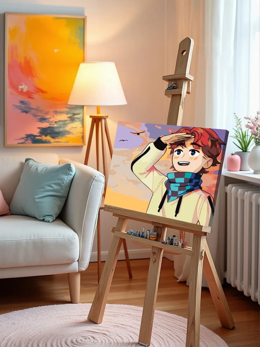 Картина по номерам «Стример Лололошка MrLololoshka, Майнкрафт» — картинка 9